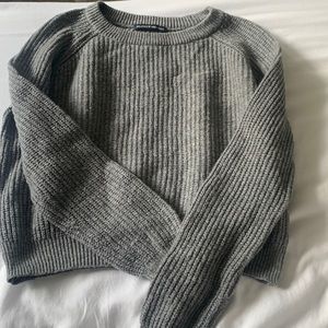 Brandy Melville Gray Knit Sweater